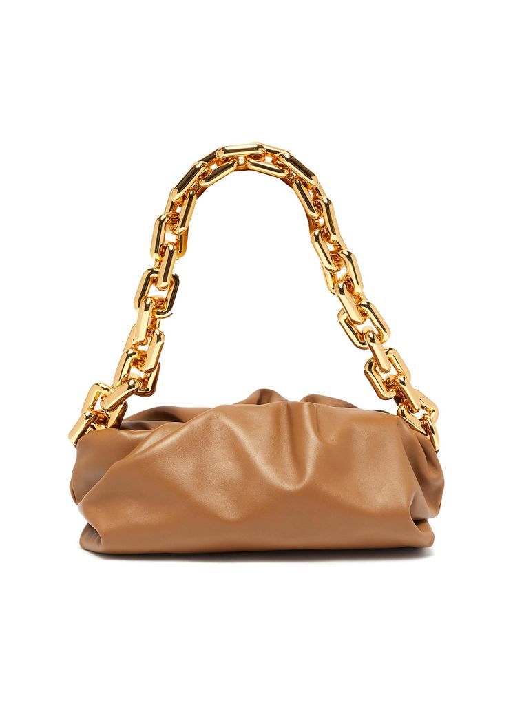 'THE CHAIN POUCH' Chain Handle Leather Bag