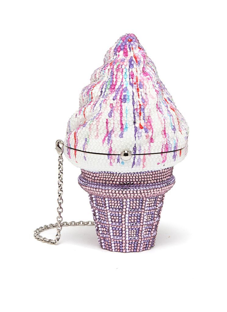 Ice Cream Cone Tutti Frutti embellished bag