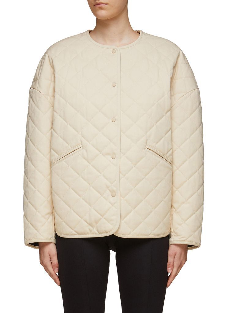 QUILTED CANVAS COTTON JACKET