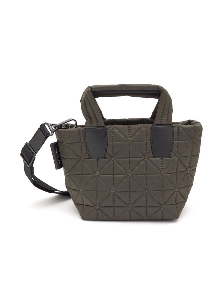 Mini 'Vee' Quilted Nylon Tote Bag