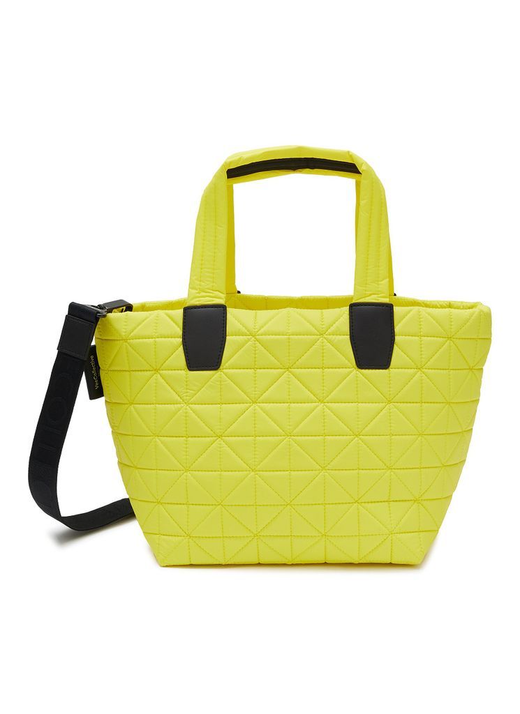 Small 'Vee' Quilted Nylon Tote Bag