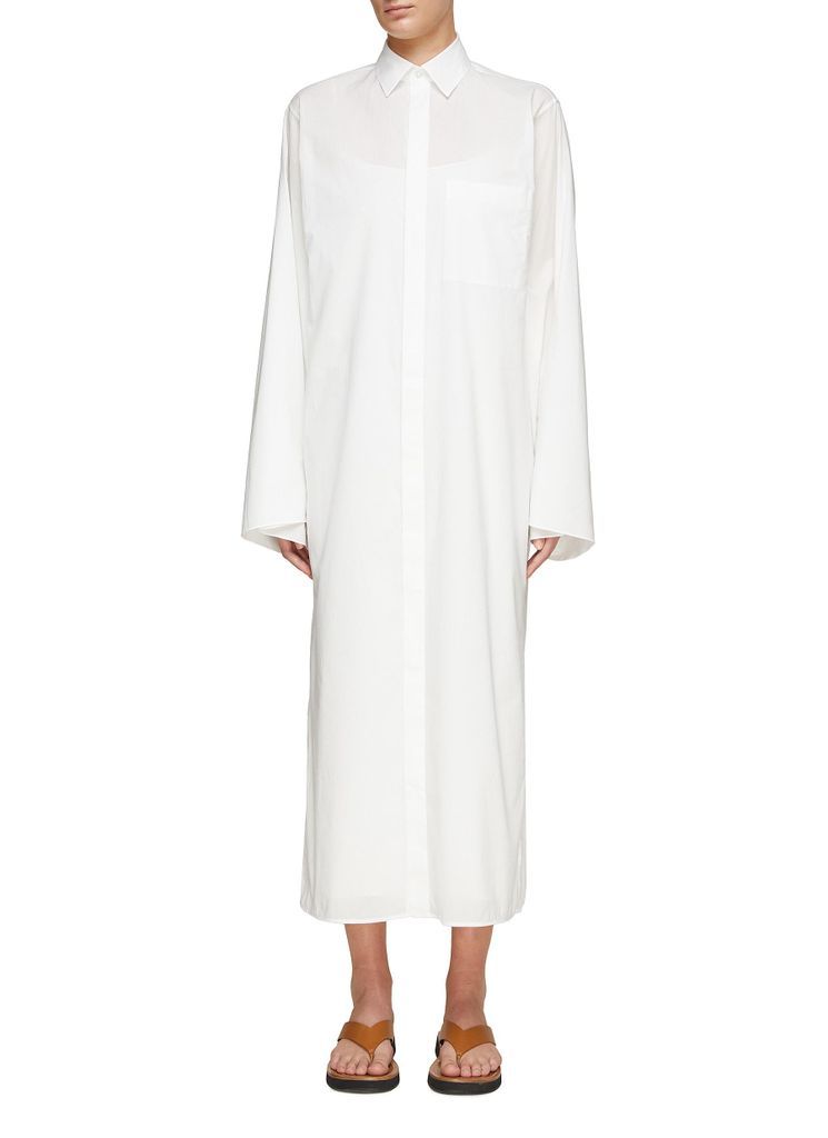 ‘Numita' Bell Sleeved Cotton Shirt Dress