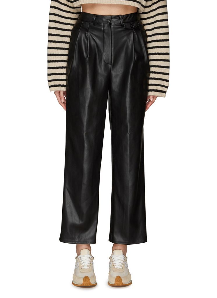 ‘PERNILLE' FAUX LEATHER PANTS