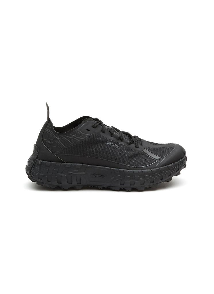 ‘NORDA 001 G+' SPIKE LOW TOP LACE UP SNEAKERS