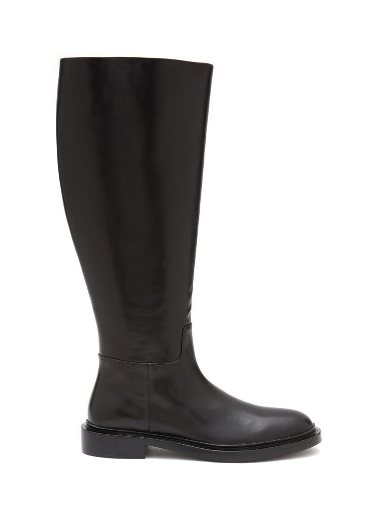 ‘Madrid' Leather Tall Riding Boots