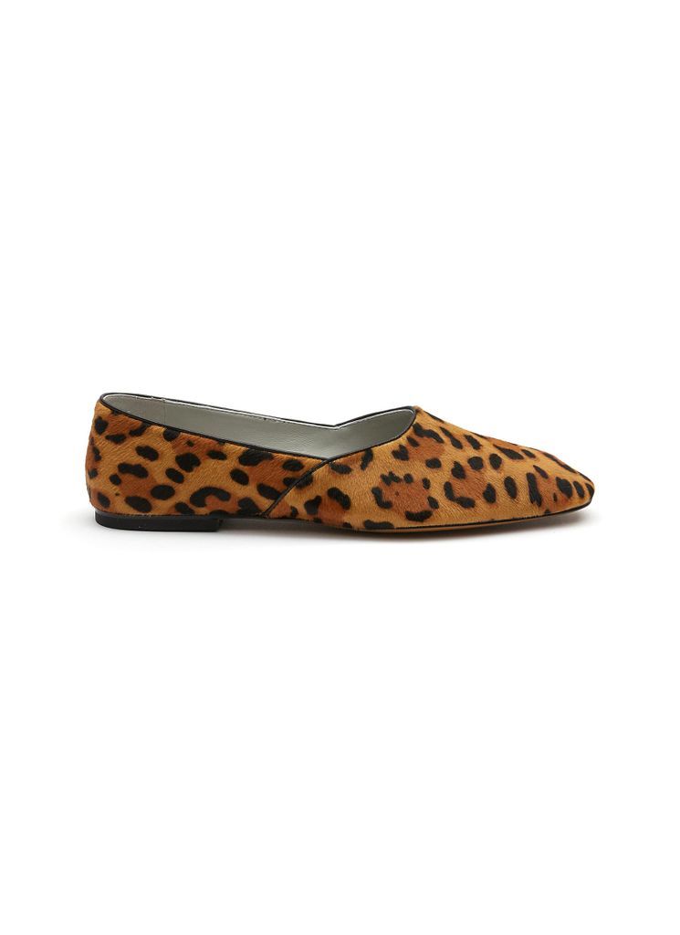 ‘PARIS' PONY HAIR BALLET FLATS