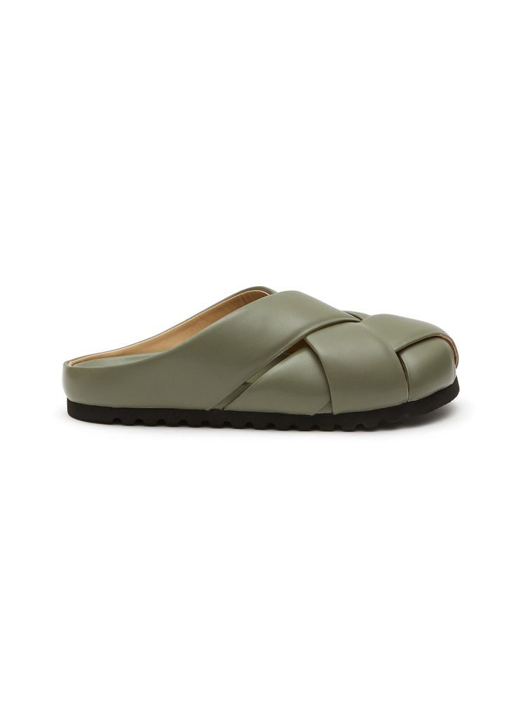 ‘Celest' Woven Leather Sandals