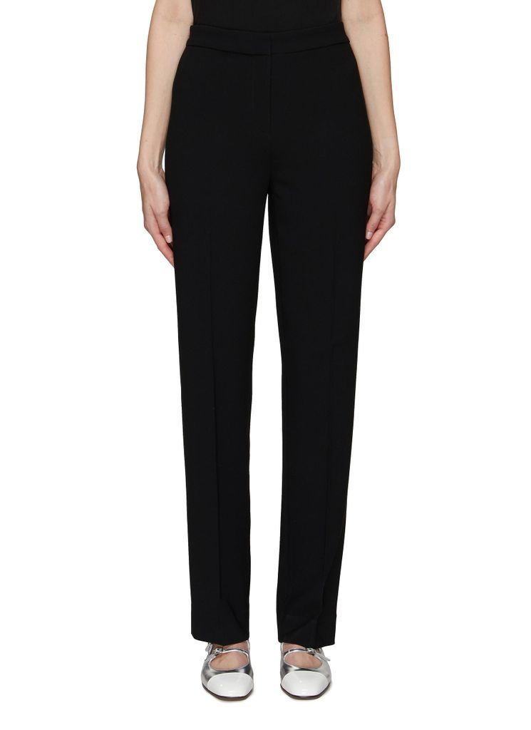 ‘Diana' Flat Front Pressed Crease Straight Leg Pants