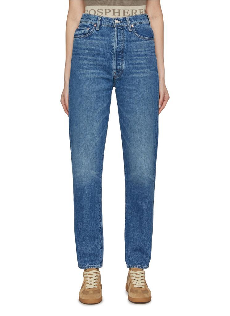 ‘The Tune Up' Hover Cuff Washed Boyfriend Jeans