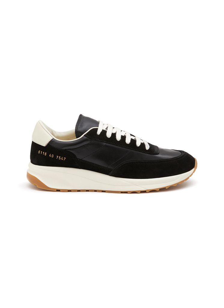 ‘Track 80' Low Top Leather Suede Sneakers