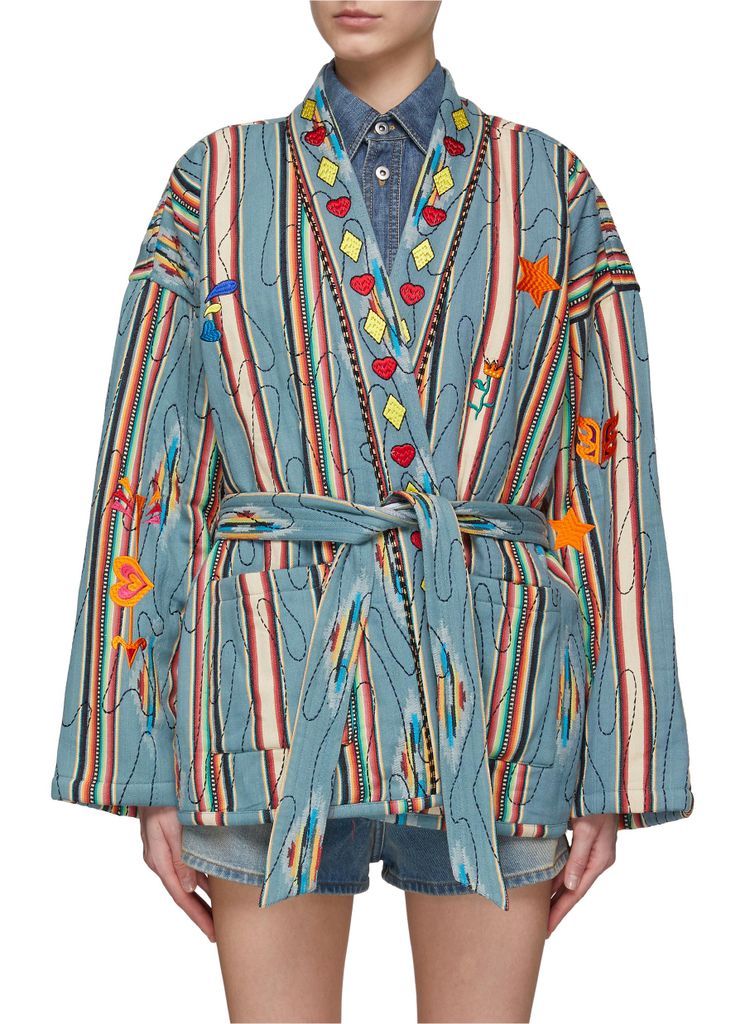 ‘New Santa Fe' Belted Cotton Kimono