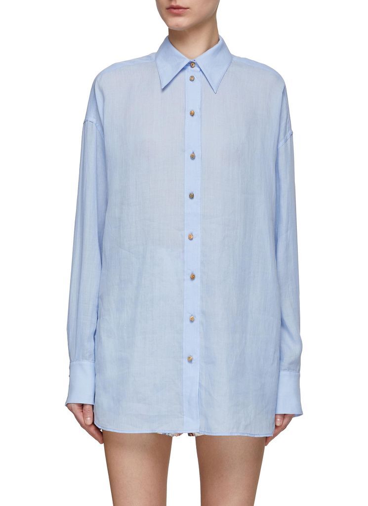 ‘Tama' Long Sleeve Assorted Buttons Shirt