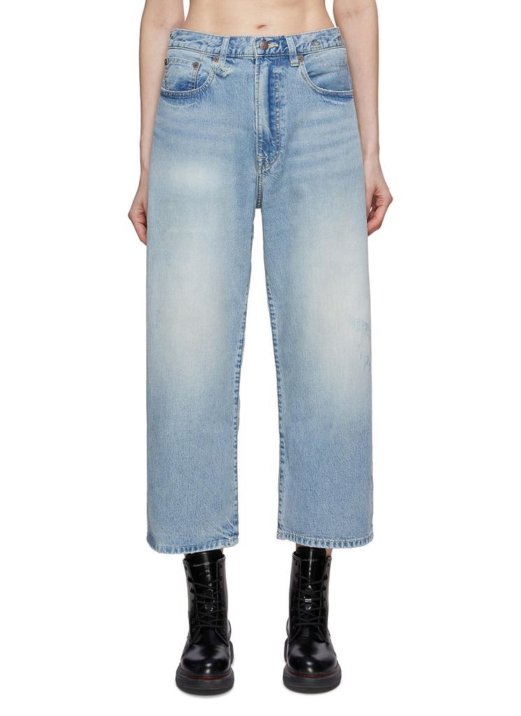 Light Wash Low Rise D'Arcy Cropped Jeans