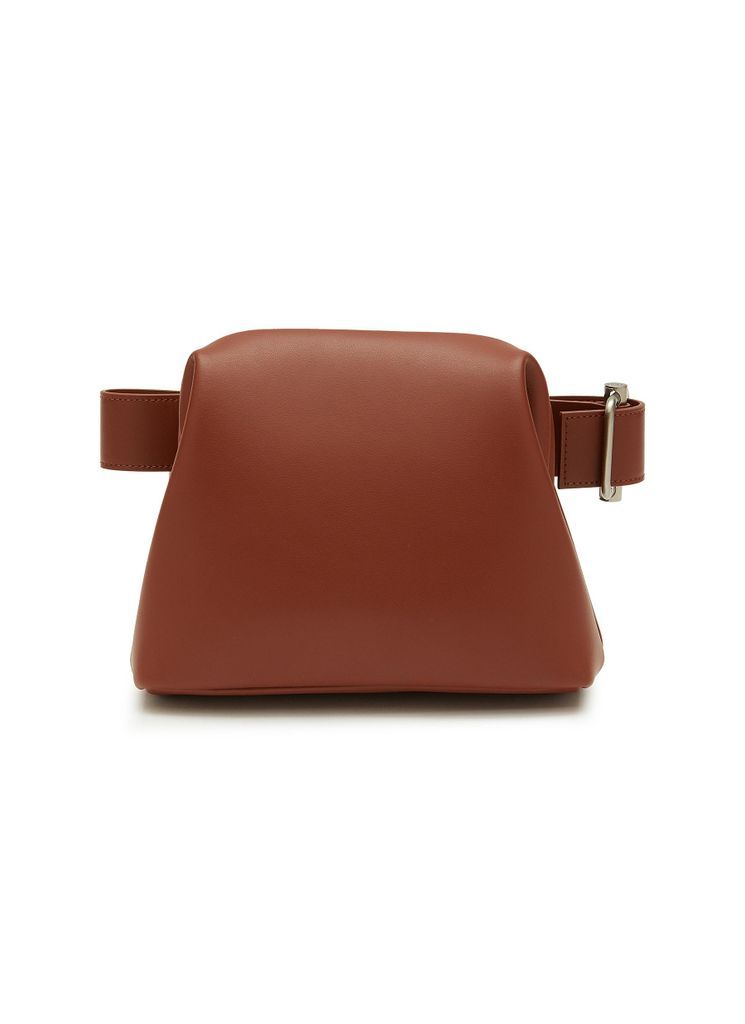 Mini ‘Brot' Adjustable Strap Leather Crossbody Bag