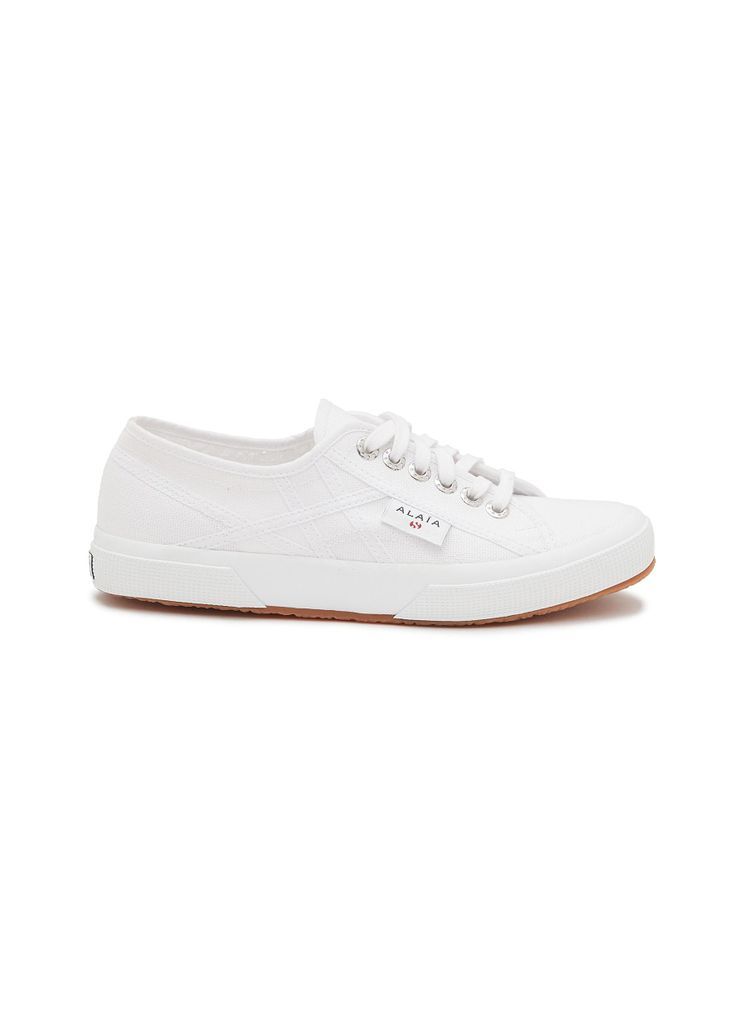 x Superga Low Top Lace Up Canvas Sneakers