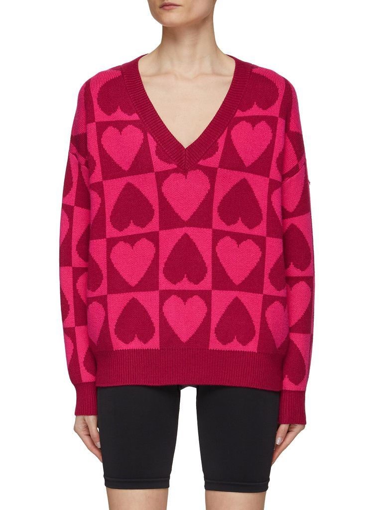 Joey Heart Intarsia Knit Sweater