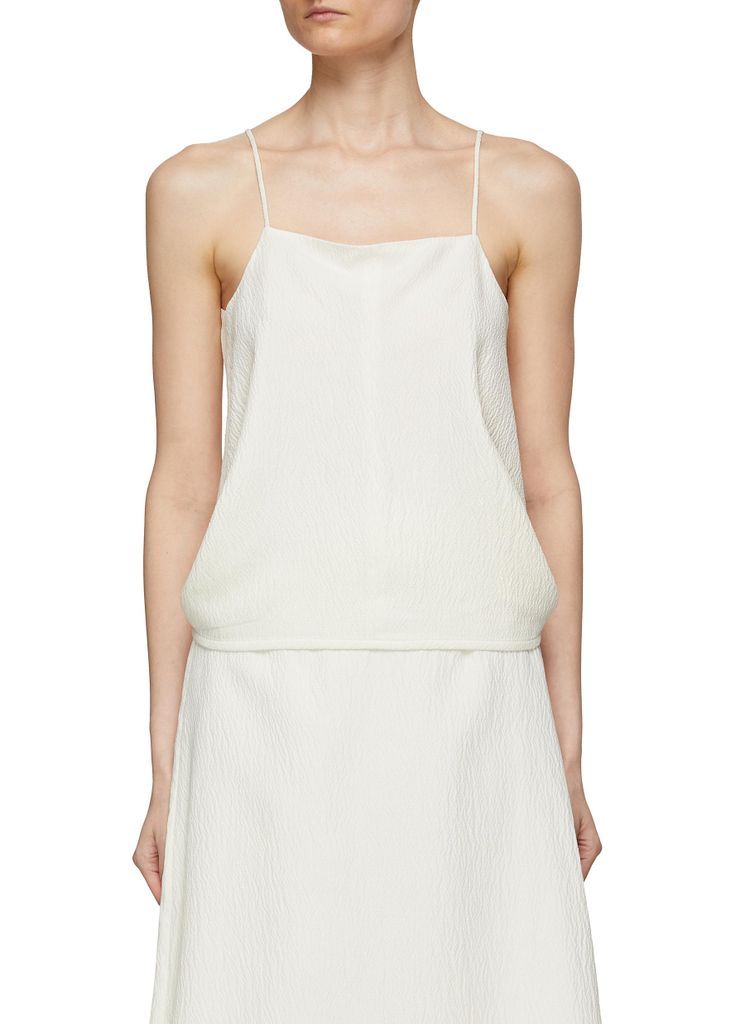 Square Neck Wool Silk Blend Camisole