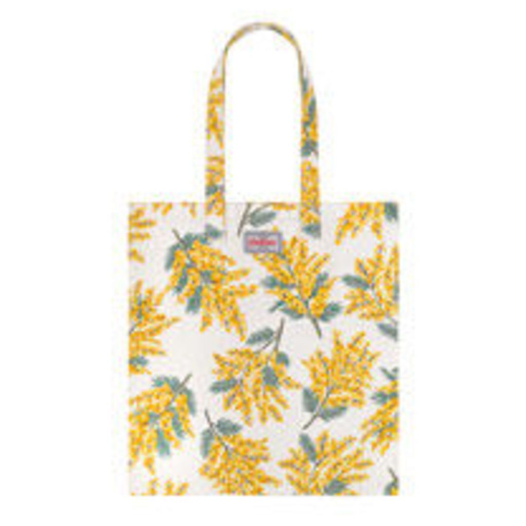 Mimosa Flower Cotton Bookbag