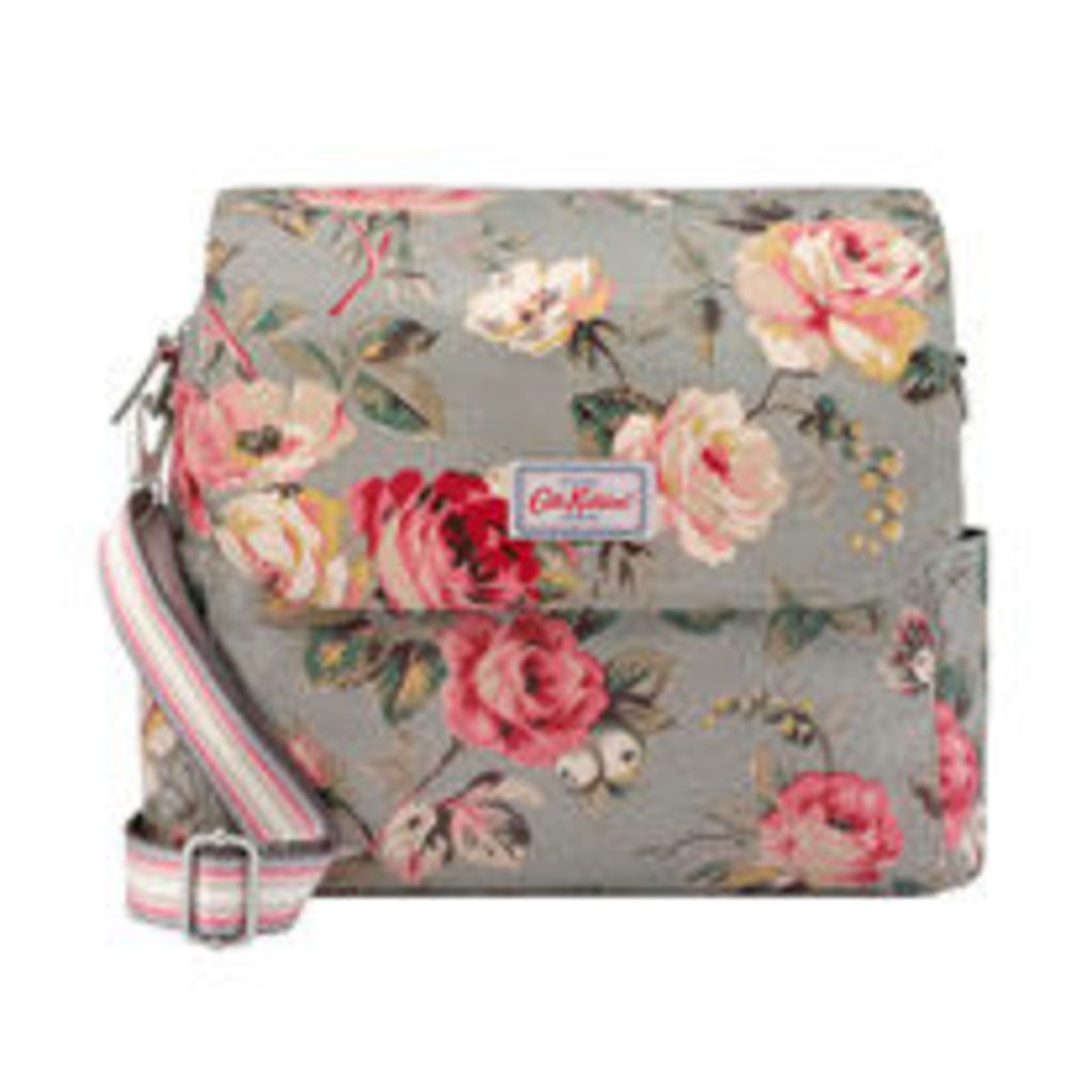 Garden Rose Messenger Nappy Bag
