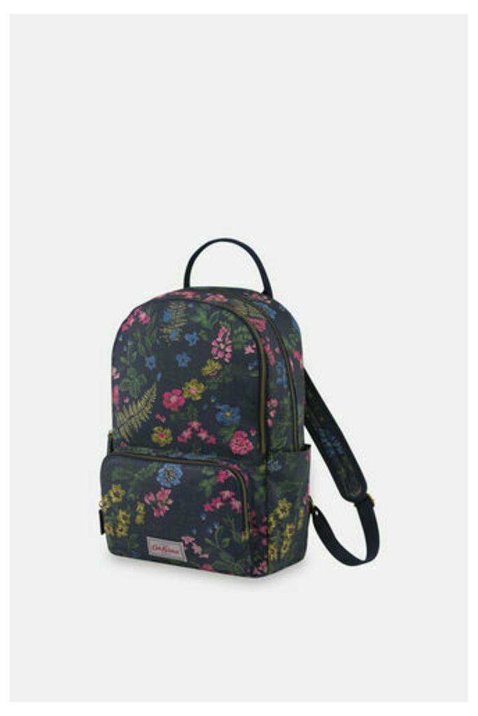 Twilight Garden Print Pocket Backpack
