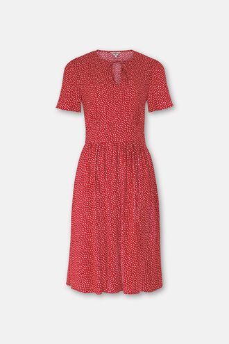 Polka Dot Red Tea Dress