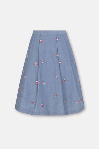 Lancing Roses embroidered Full Skirt