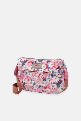 Mini Painted Daisy Double Zip Bag