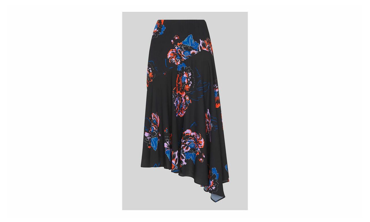 Freya Print Asymmetric Skirt