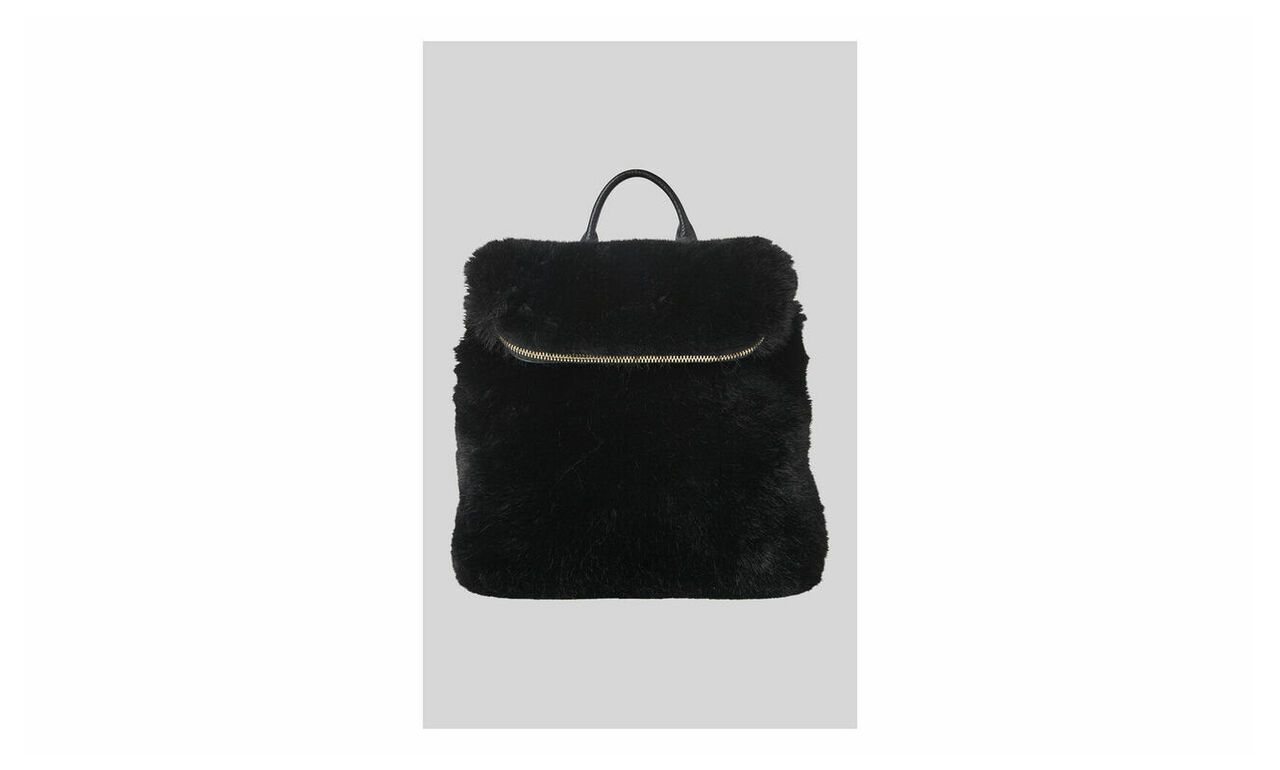 Faux Fur Mini Verity Backpack