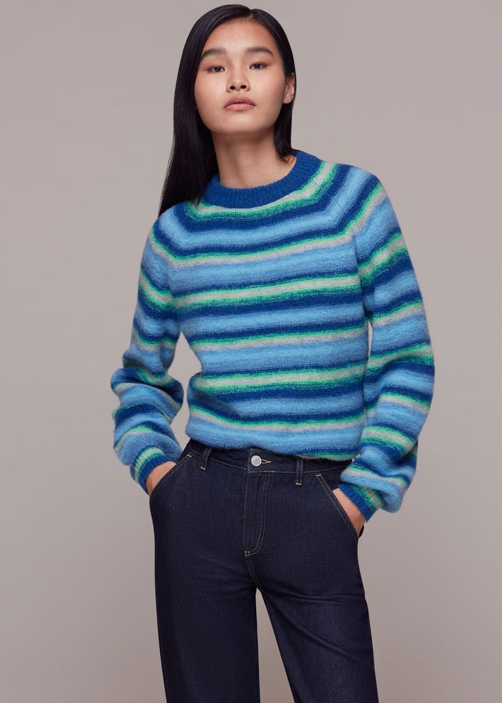 Women's Variated Stripe Sweater