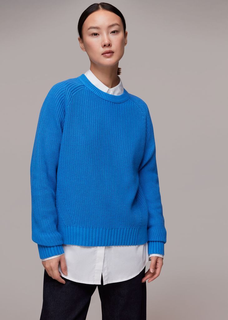 Women's Rib Crew Neck Jumper