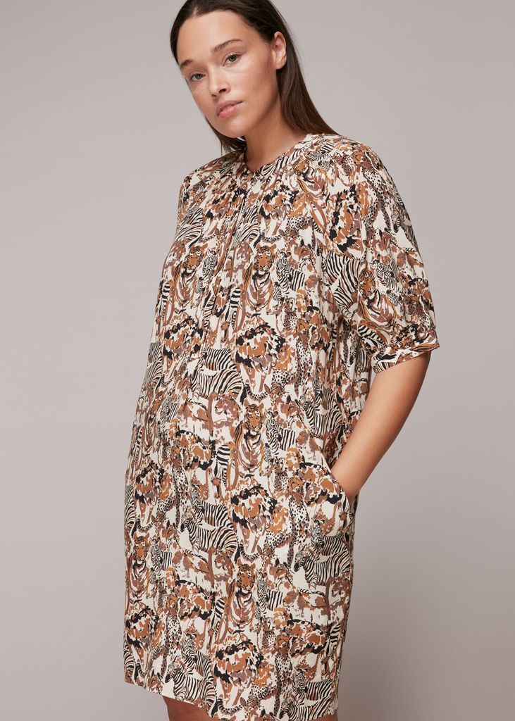 Women's Camo Safari Print Dress