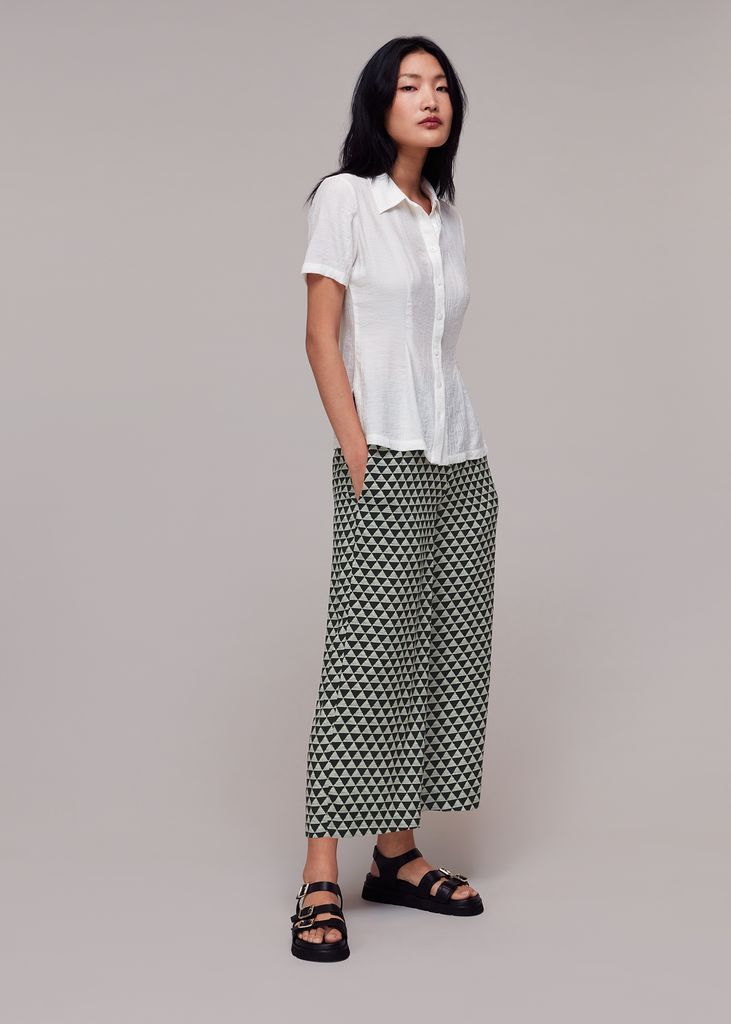 Women's Triangle Checkerboard Trouser