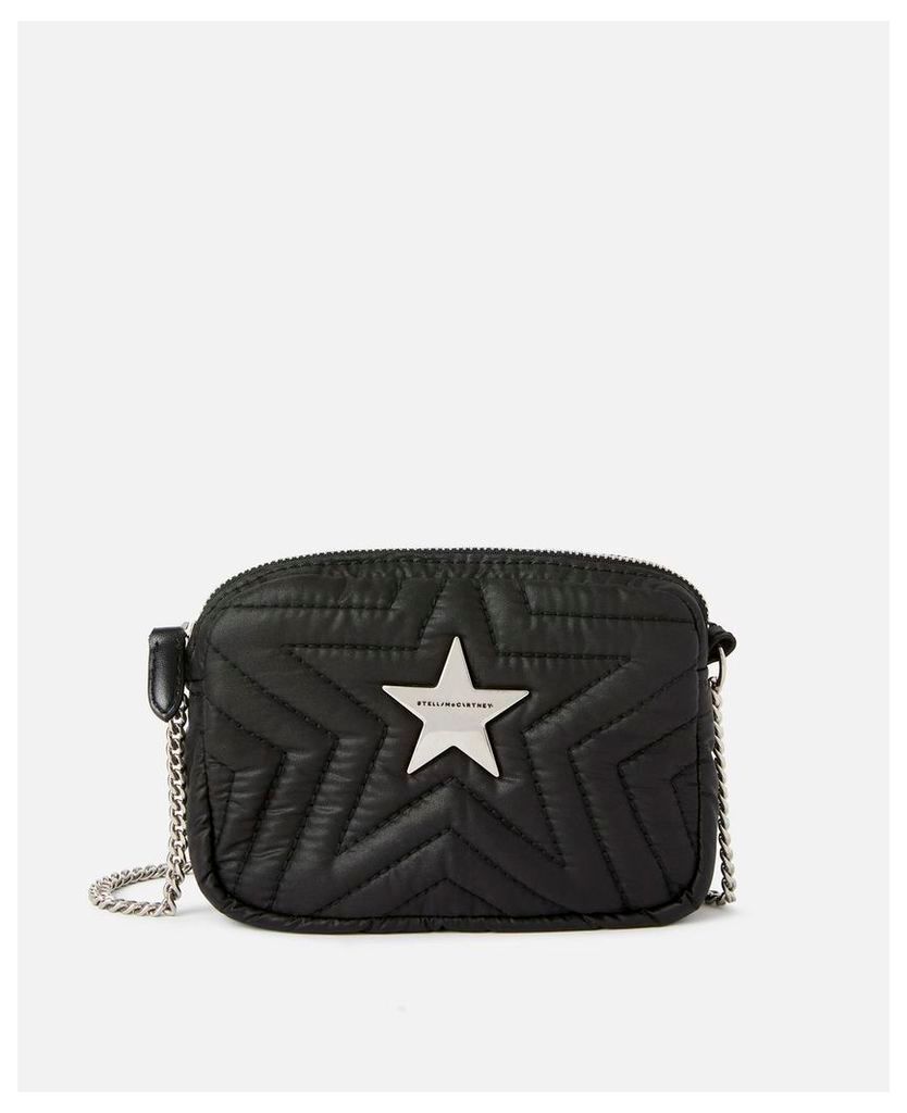 Stella McCartney Black ECONYL® Stella Star Mini Bag, Women's, Size OneSize