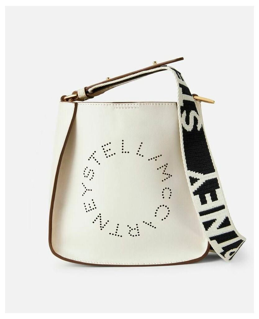 White Mini Stella Logo Shoulder Bag, Women's, Size OneSize