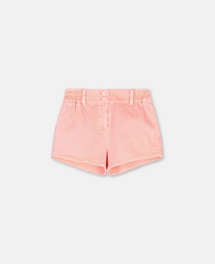 Bright Coral Denim Coral Shorts, Women's, Size 6