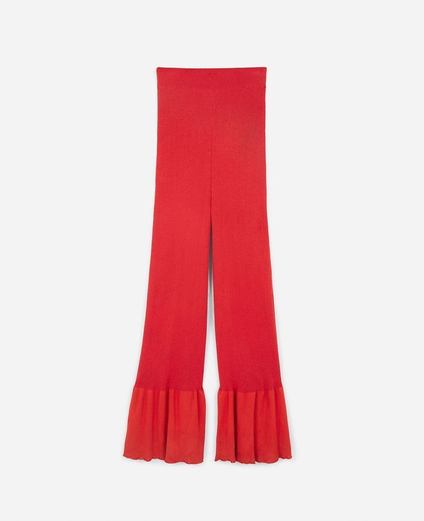 RED Flared Leg Trousers, Women's, Size 8