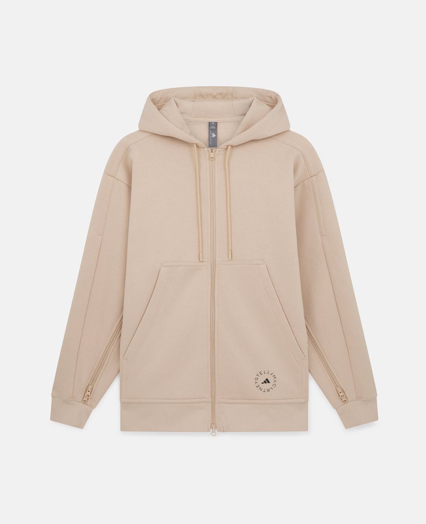 Agent of Kindness Full Zip Hoodie, Woman, Ash Pearl, Size: XS