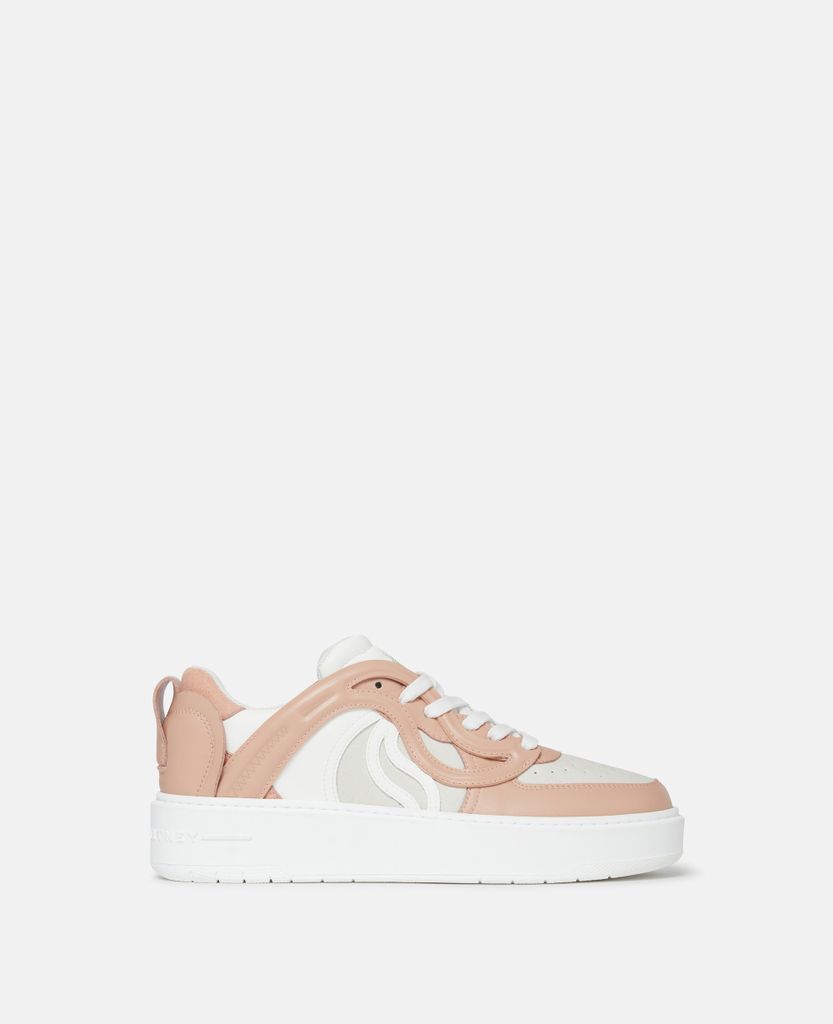 S-Wave 1 Contrast Trainers, White/Blush, Size: 37