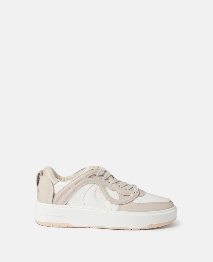 S-Wave 1 Contrast Trainers, Woman, Cream/White, Size: 36