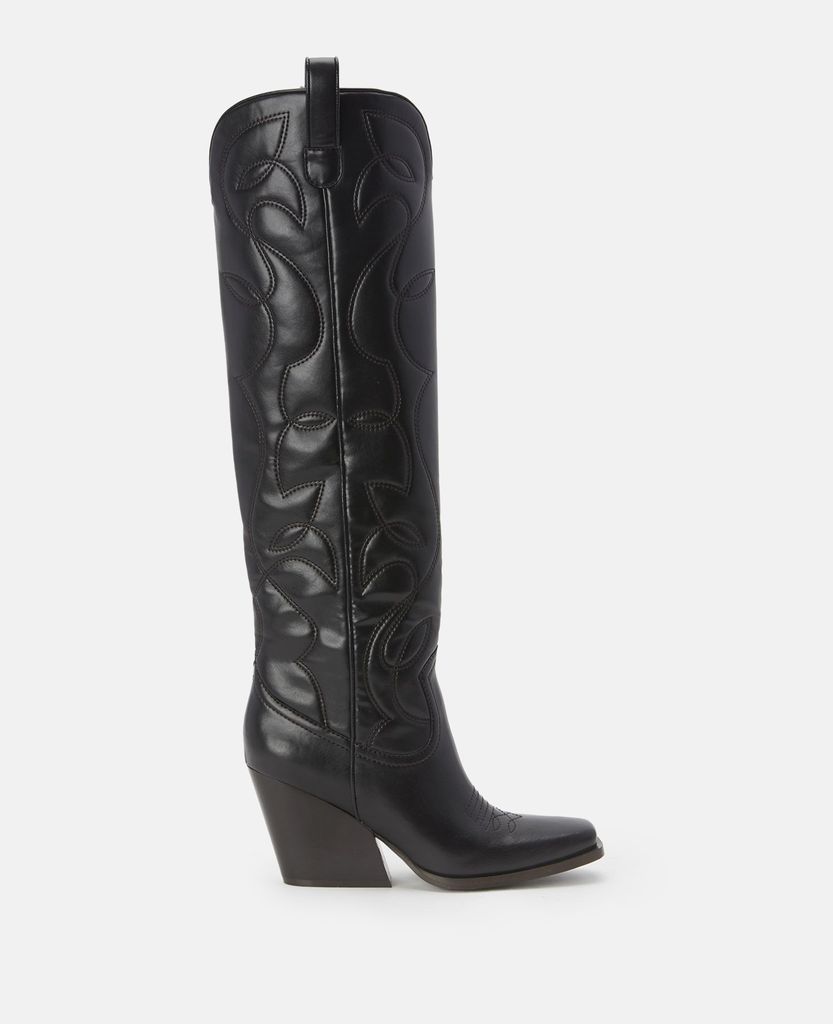 Cowboy Boots, Woman, Black, Size: 36