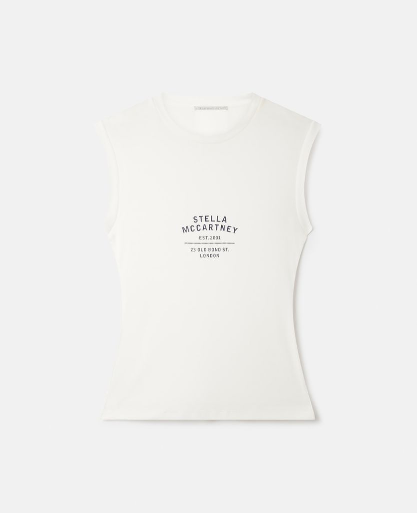 Stella McCartney 2001. Tank Top, Woman, White, Size: 36