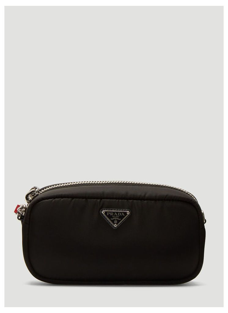 Prada Nylon Clutch Bag in Black size One Size