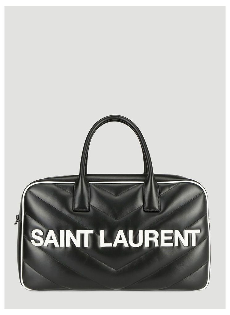 Saint Laurent Miles Travel Bag in Black size One Size