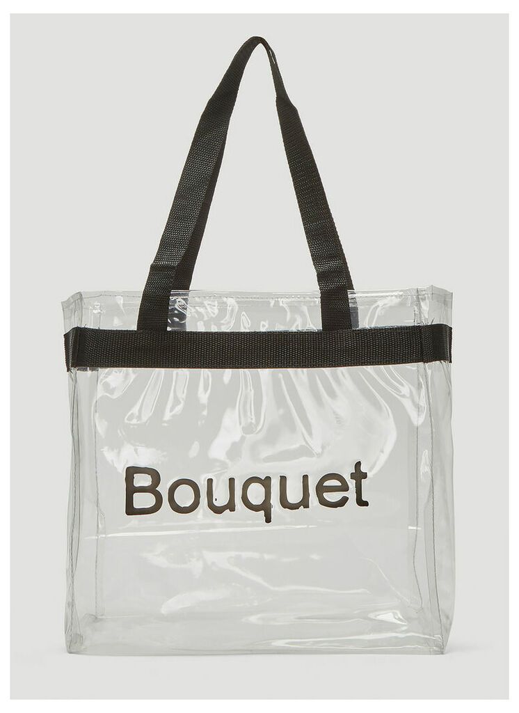 Kingsley Ifill Bouquet Tote Bag in Clear size One Size