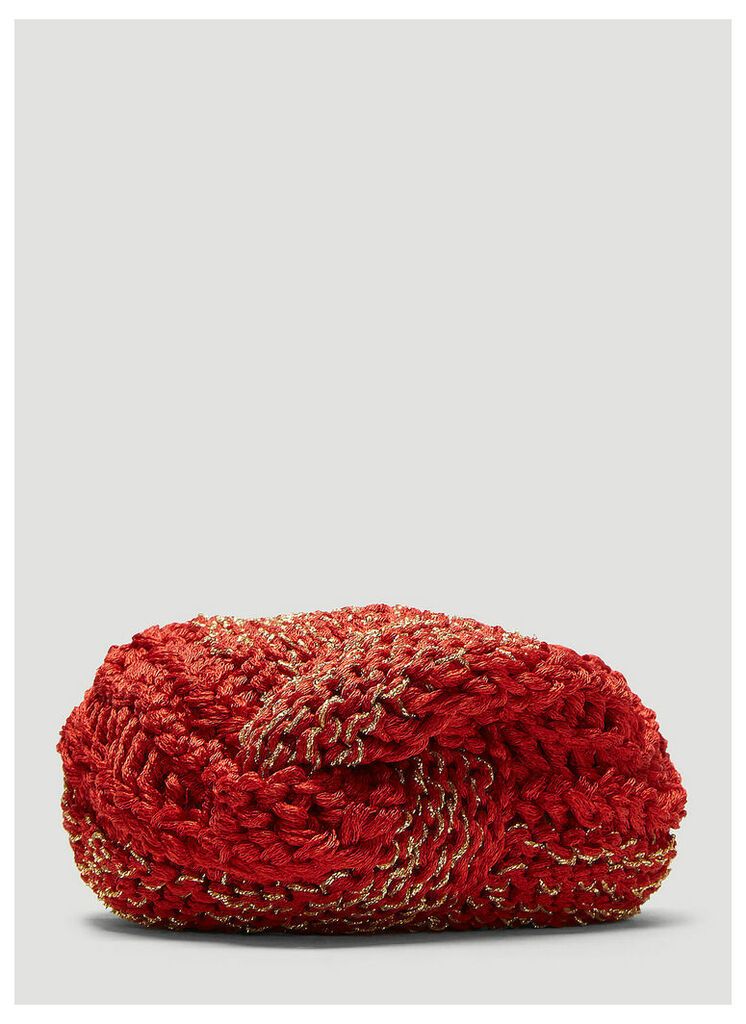 Flapper Vega Knot Hat in Red size One Size