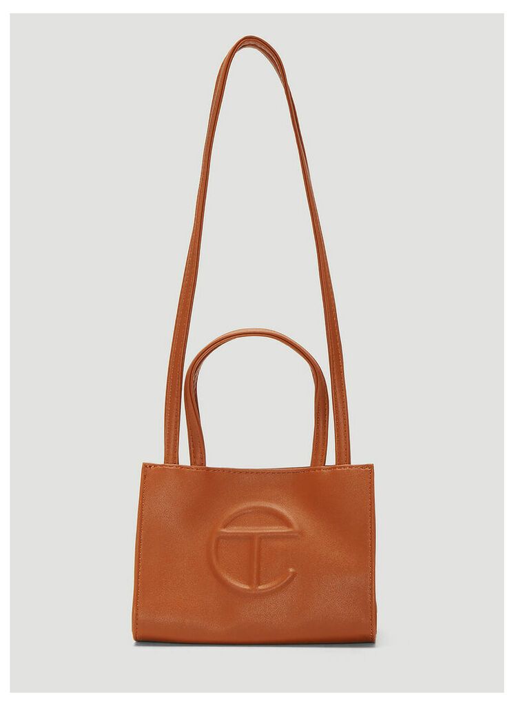 Telfar Small Shopping Bag in Brown size One Size