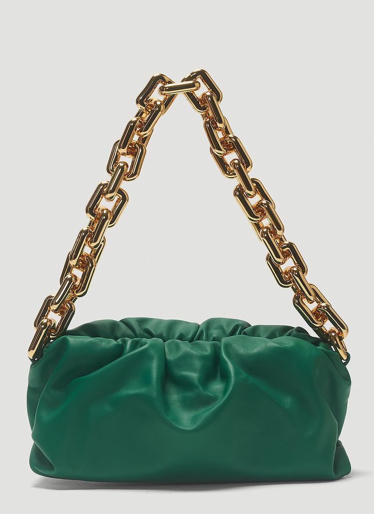 The Chain Pouch Bag in Green