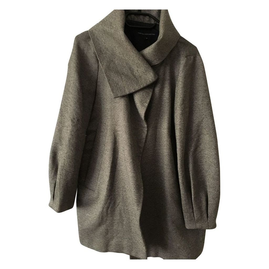 Grey / Black Wool Coat