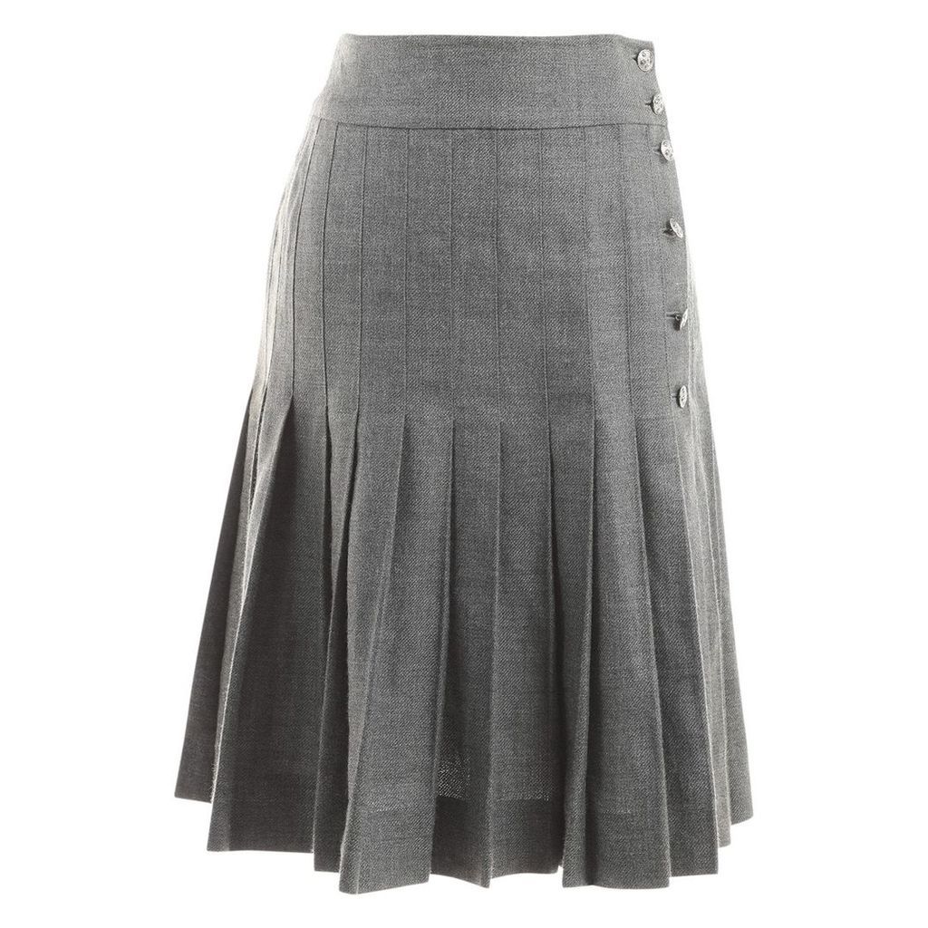 Cashmere mini skirt